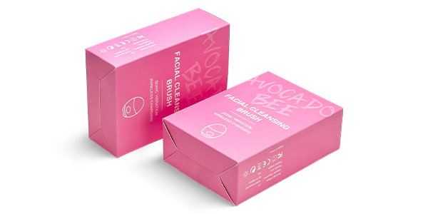 Eco-Friendly White Cardboard Lock-Bottom Boxes