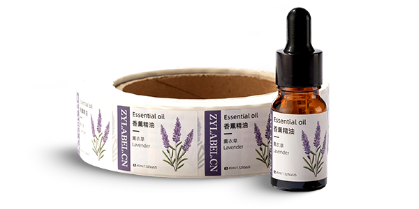 Elegant Essential Oil Bottle Adhesive Labels