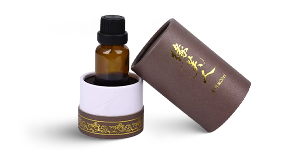  Essential Oil Cylinder Packaging Box (Traditional Style)