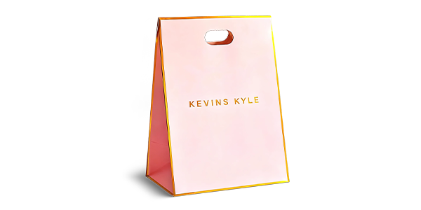 Luxury Gradient Pink Die-Cut Handle Paper Bag