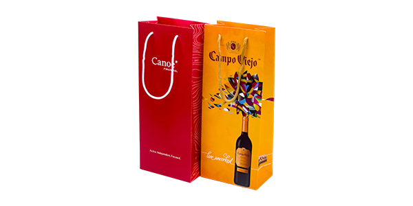 Premium Single-Bottle Wine Gift Paper Bag